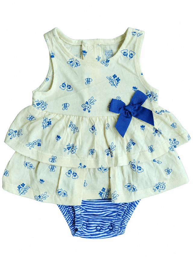 Carter’s Floral Bow Tiered Dress Bodysuit